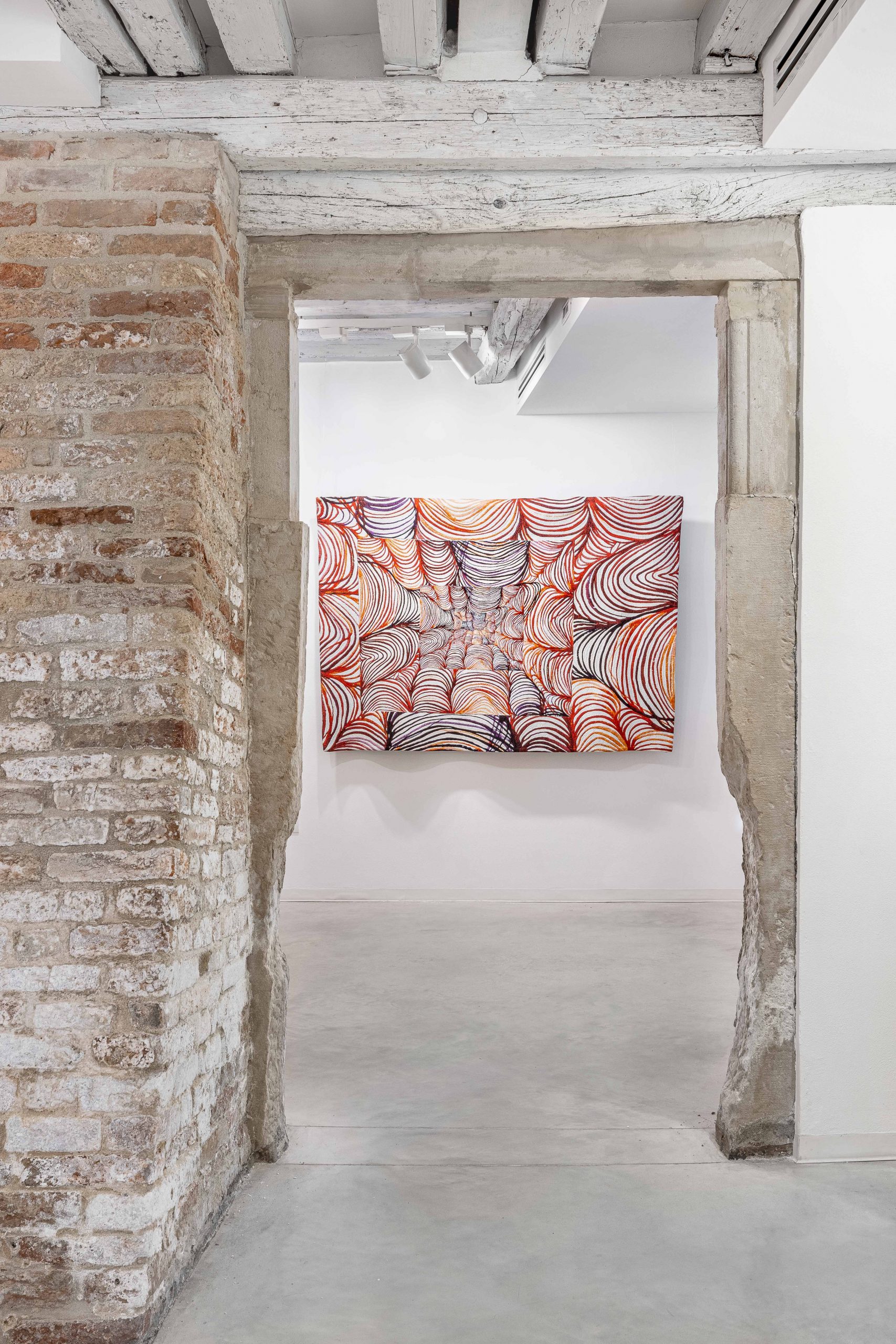 Arazzo Giardino, 2012, tapestry (wool, cotton, silk), 192x133 cm. © Enrico Fiorese